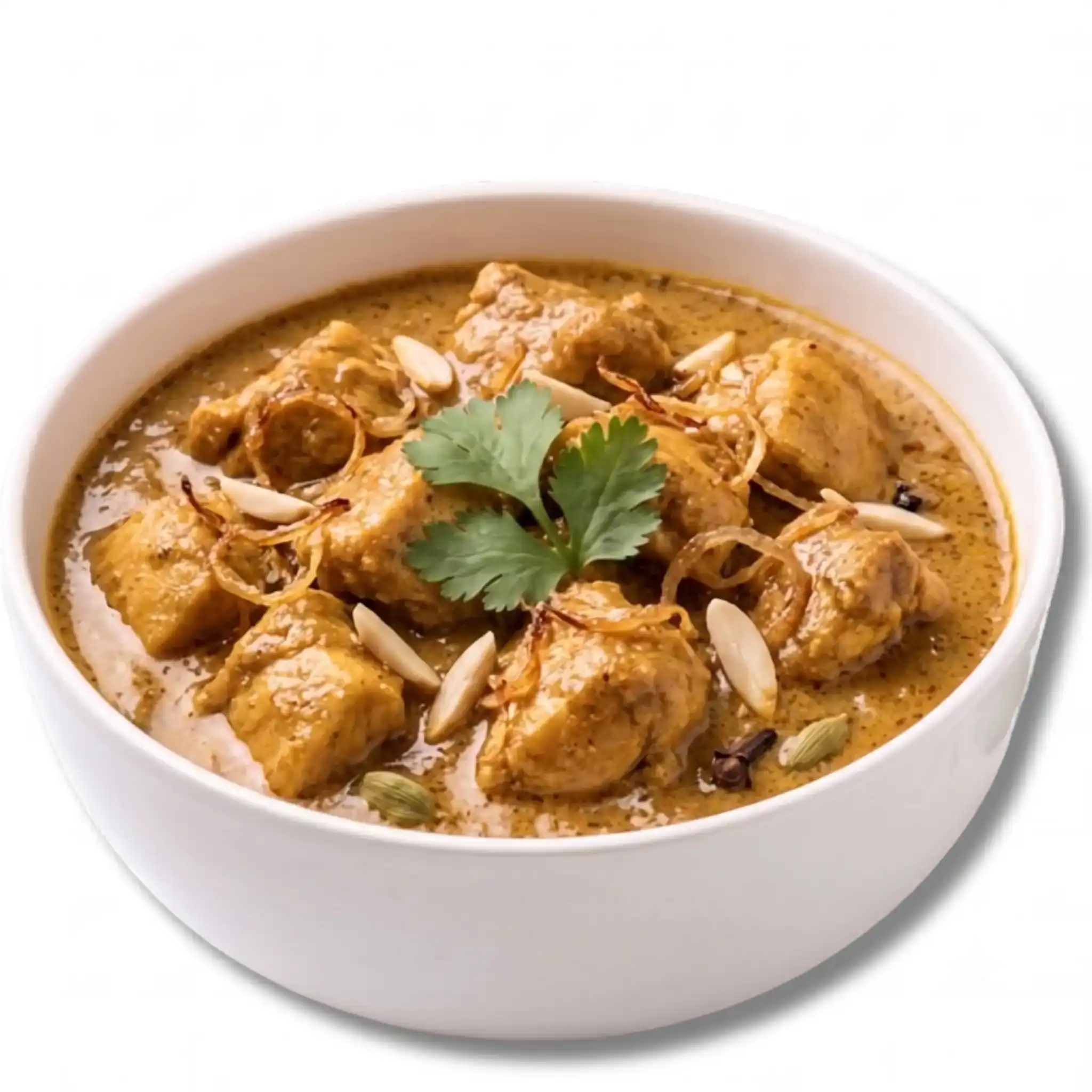 BOGO Chicken korma — Indulge in our creamy Chicken Korma, featuring succulent chicken at Athidi Indian, Saugus